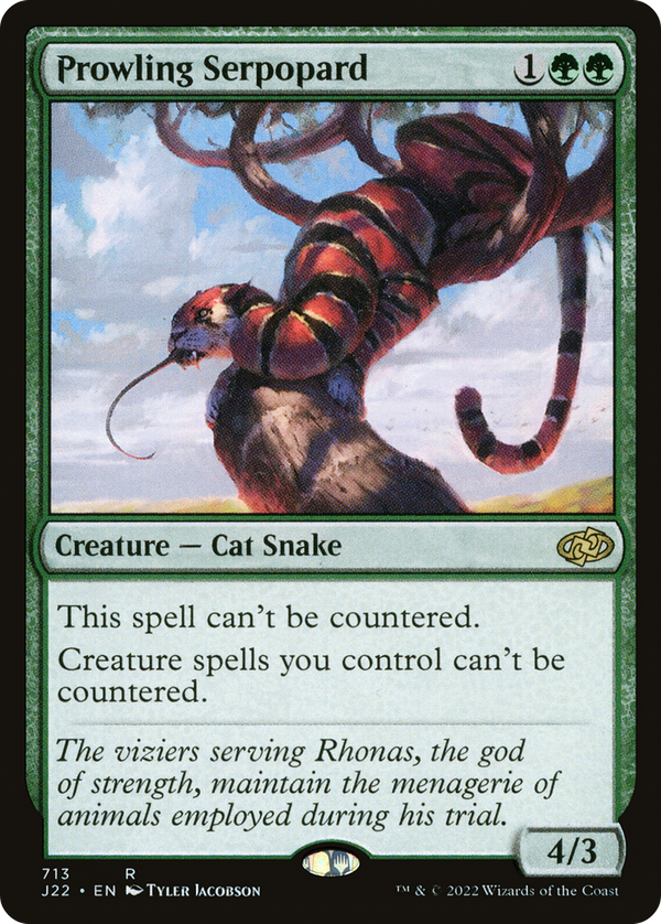 Prowling Serpopard (j22)