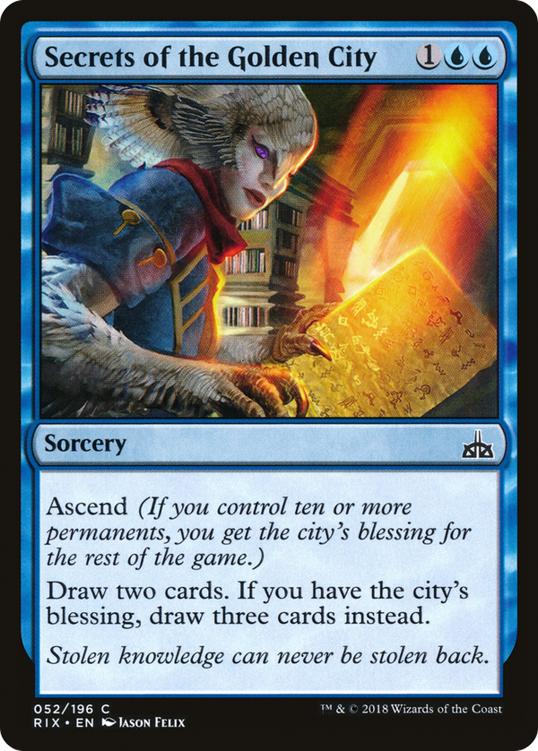 Secrets of the Golden City (rix)