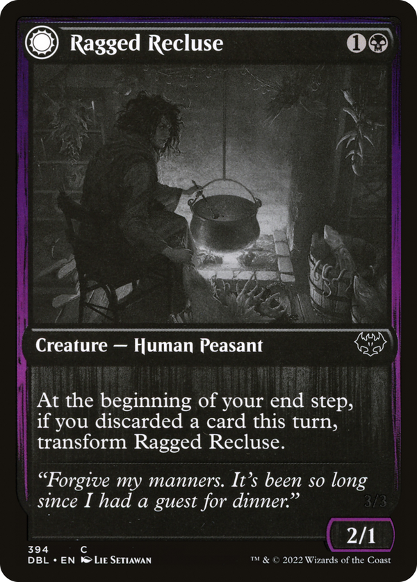 Ragged Recluse // Odious Witch (dbl)