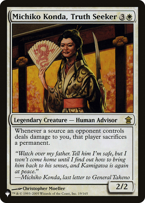Michiko Konda, Truth Seeker (plst)