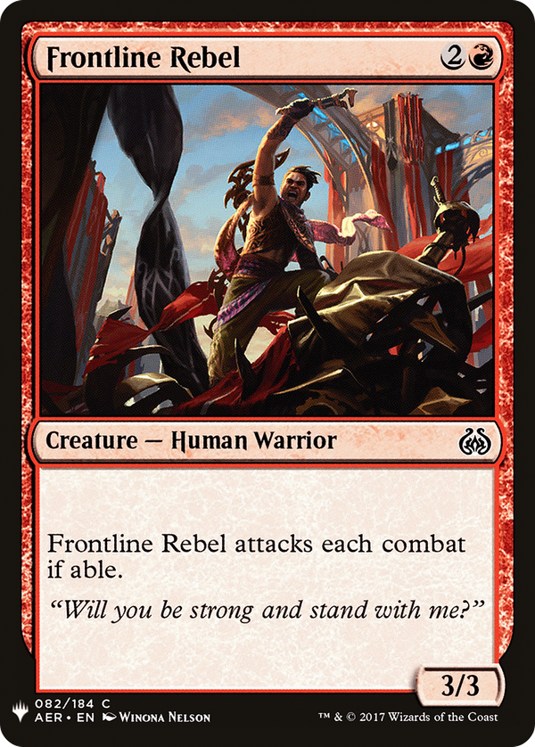 Frontline Rebel (plst)