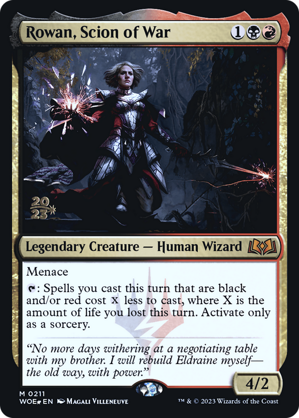 Rowan, Scion of War (pwoe)