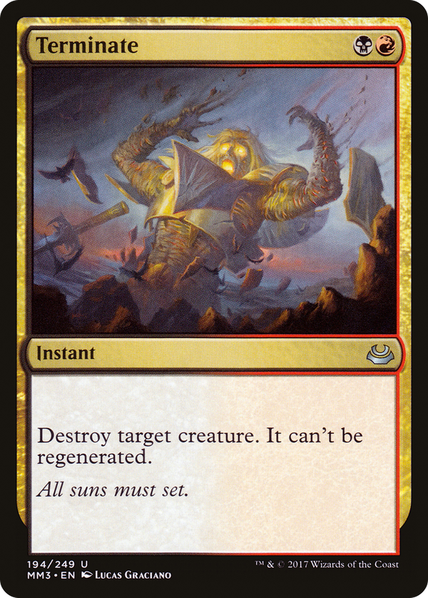 Terminate (mm3)