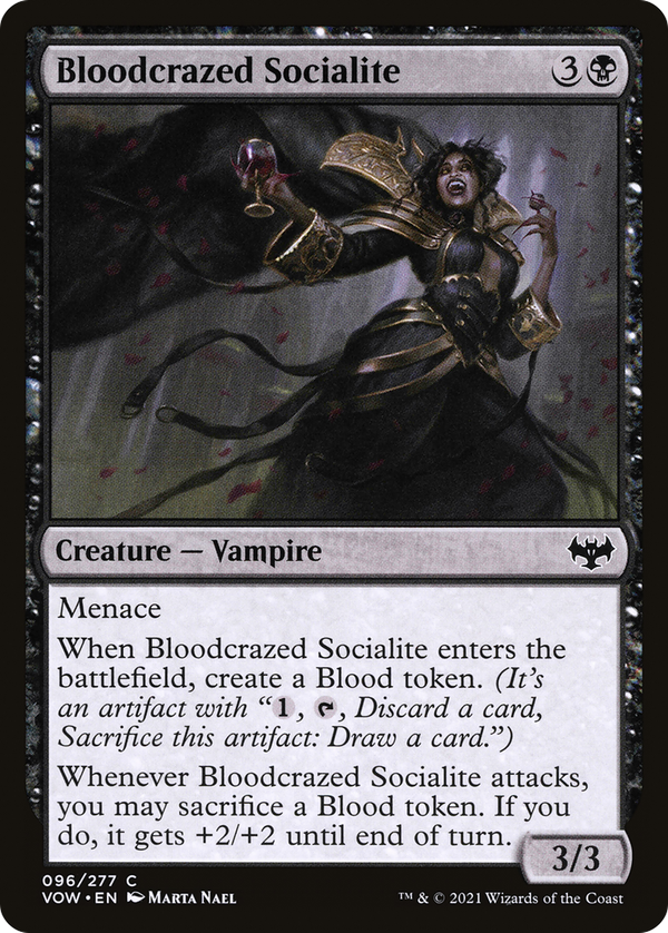 Bloodcrazed Socialite (vow)