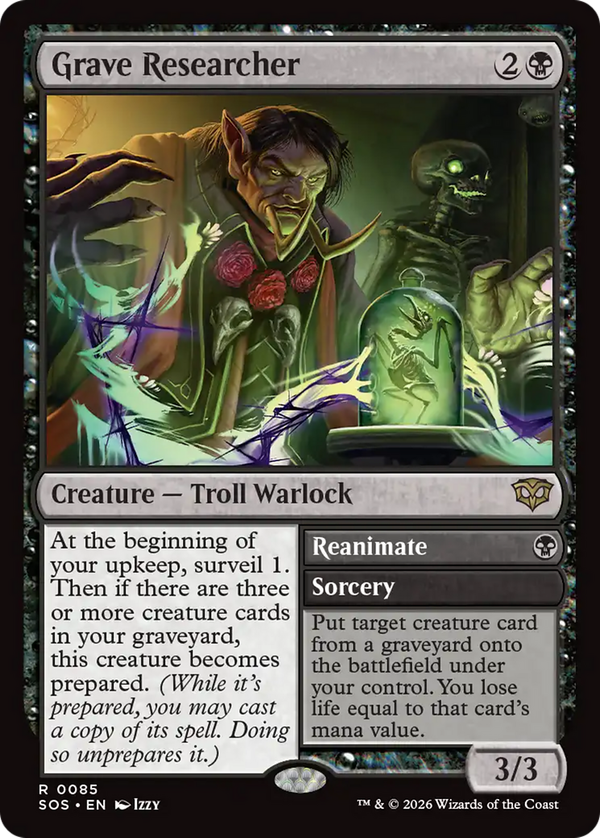 Grave Researcher // Reanimate (sos)