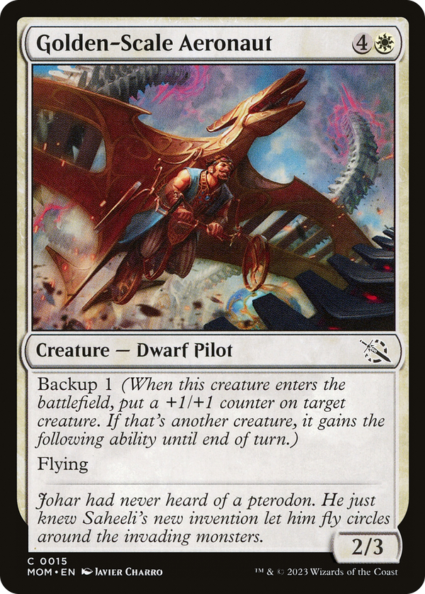 Golden-Scale Aeronaut (mom)