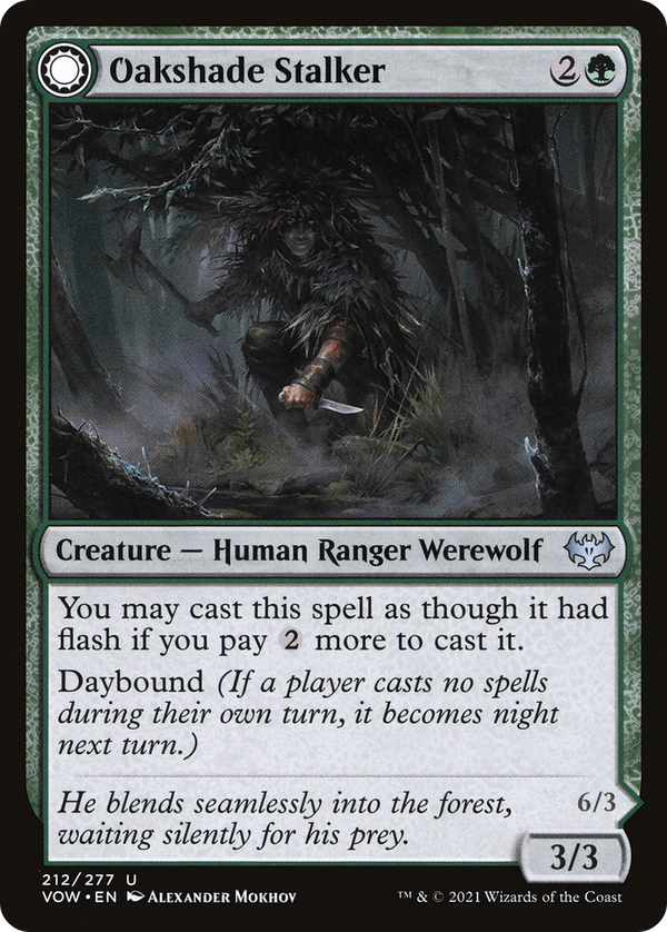 Oakshade Stalker // Moonlit Ambusher (vow)