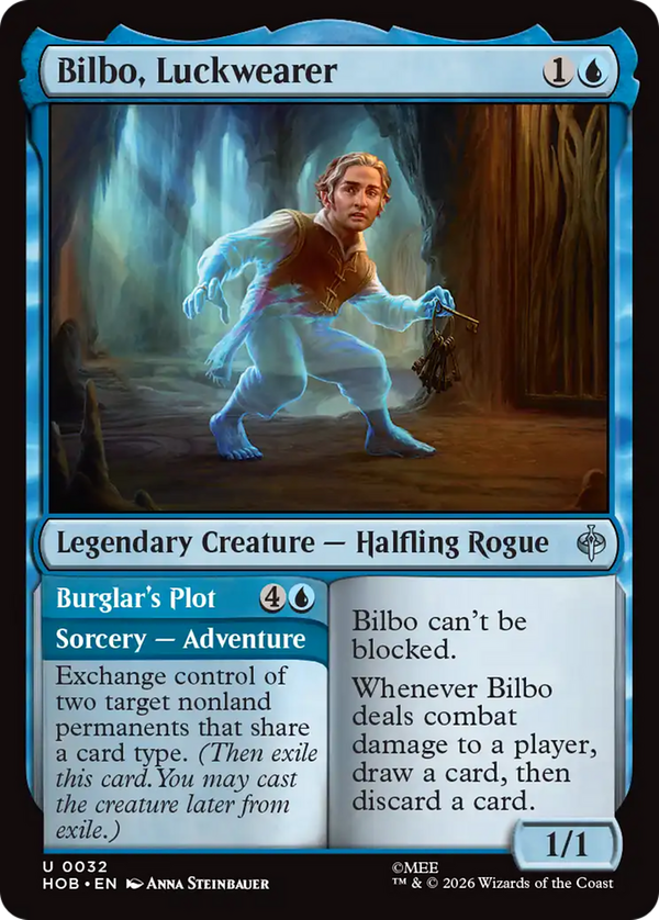 Bilbo, Luckwearer // Burglar's Plot (hob)
