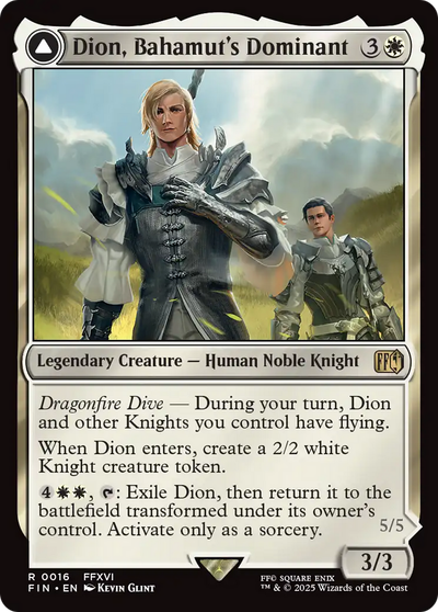 Dion, Bahamut's Dominant // Bahamut, Warden of Light