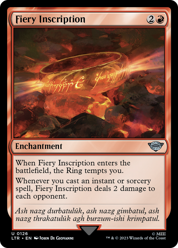 Fiery Inscription (ltr)