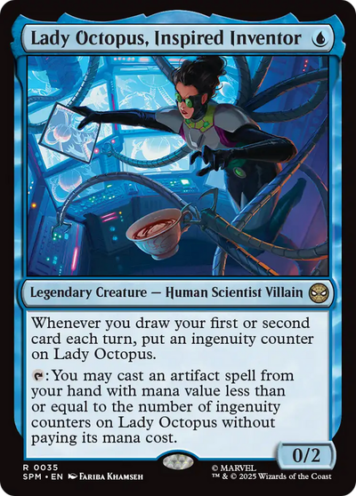 Lady Octopus, Inspired Inventor