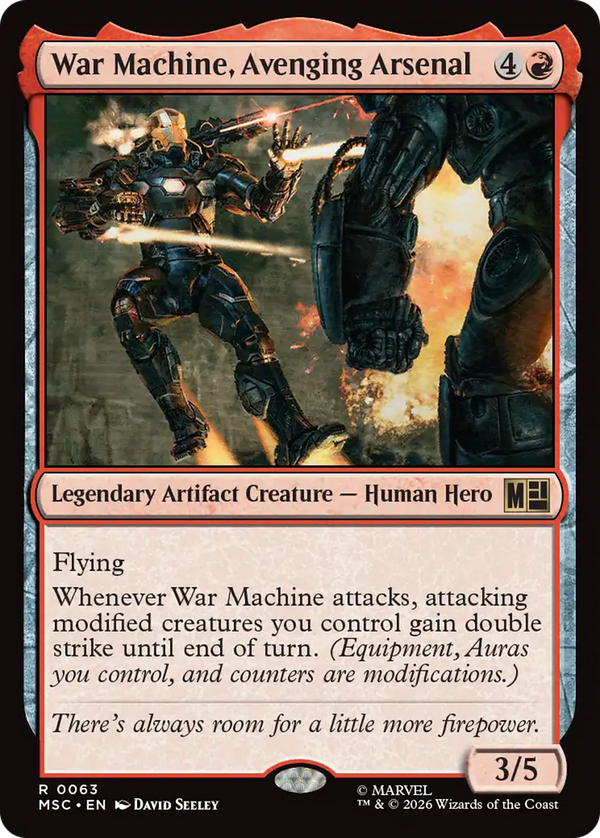 War Machine, Avenging Arsenal (msc)