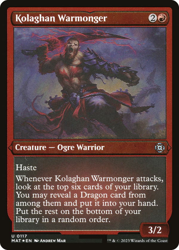 Kolaghan Warmonger (mat)