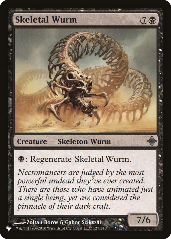 Skeletal Wurm (plst)