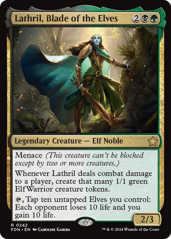 Lathril, Blade of the Elves (fdn)