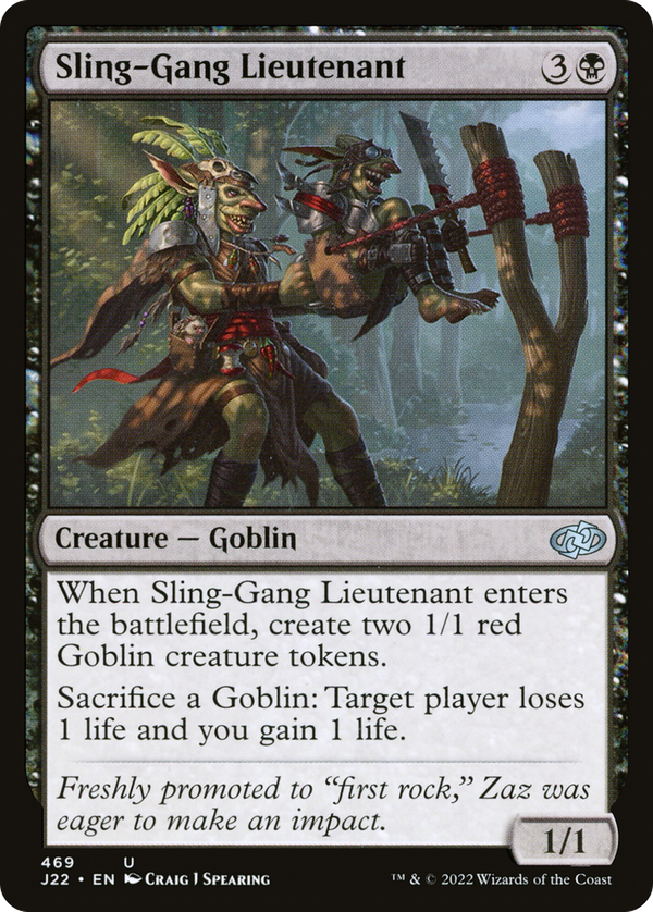 Sling-Gang Lieutenant (j22)