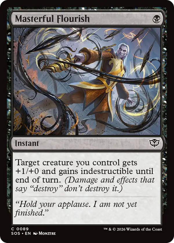 Masterful Flourish (sos)