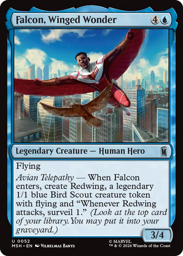 Falcon, Winged Wonder (msh)