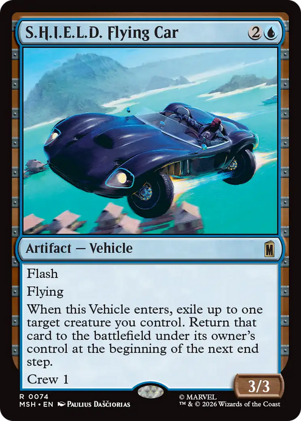S.H.I.E.L.D. Flying Car (msh)
