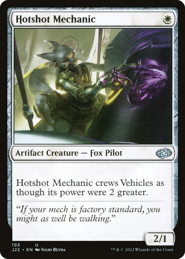 Hotshot Mechanic (j22)
