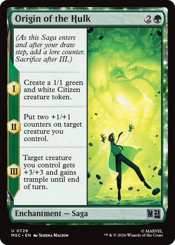Origin of the Hulk (msc)