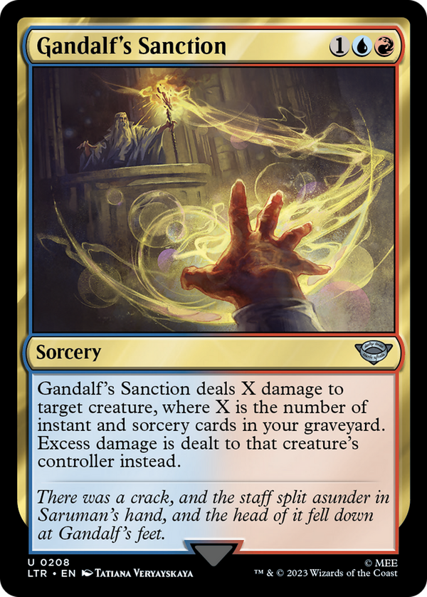 Gandalf's Sanction (ltr)