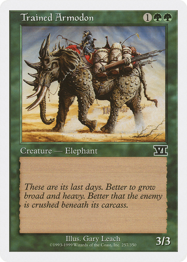 Trained Armodon (6ed)