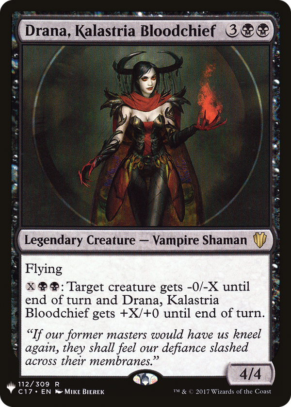 Drana, Kalastria Bloodchief (plst)
