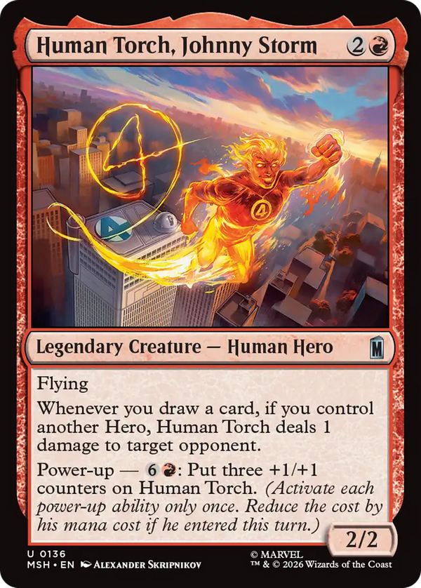 Human Torch, Johnny Storm (msh)