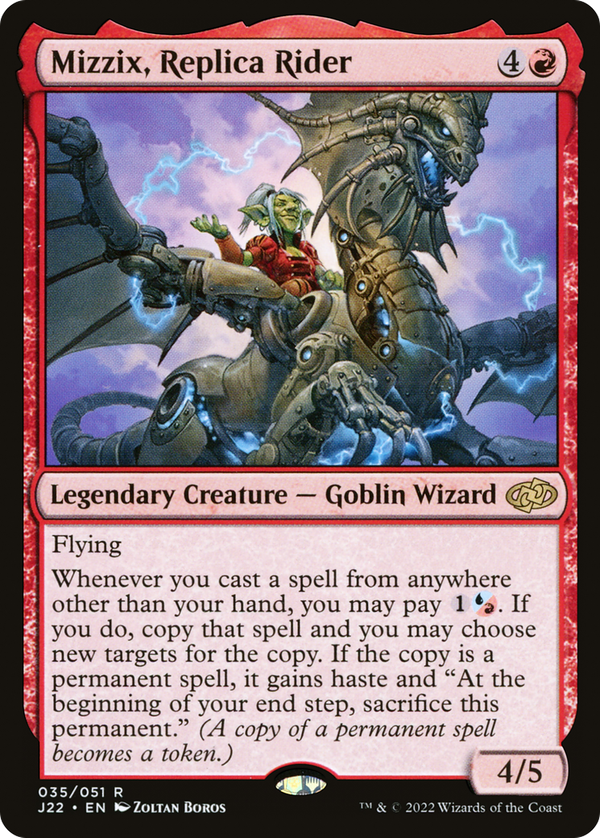 Mizzix, Replica Rider (j22)