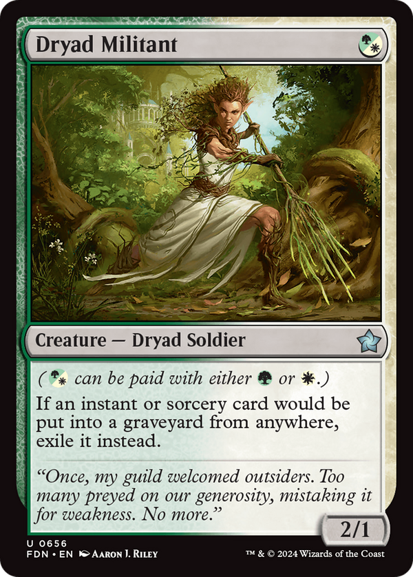 Dryad Militant (fdn)