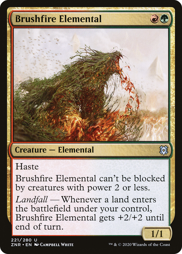 Brushfire Elemental (znr)