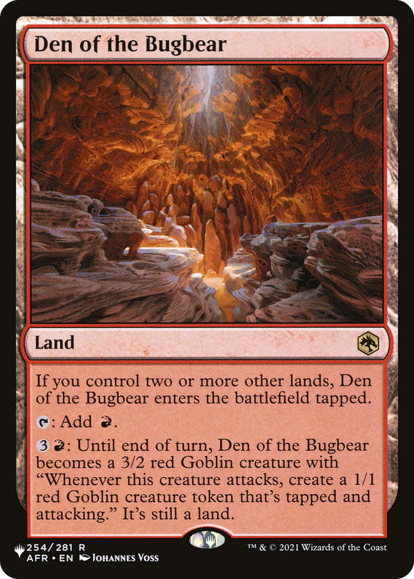 Den of the Bugbear (plst)