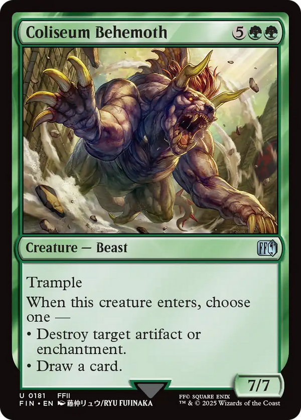 Coliseum Behemoth (fin)
