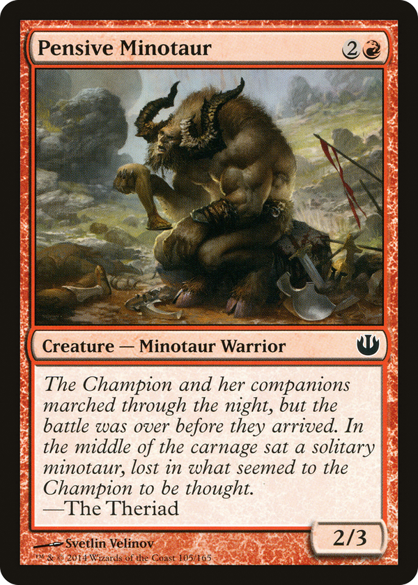 Pensive Minotaur (jou)
