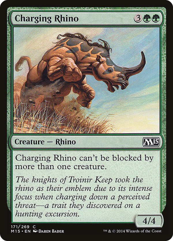 Charging Rhino (m15)