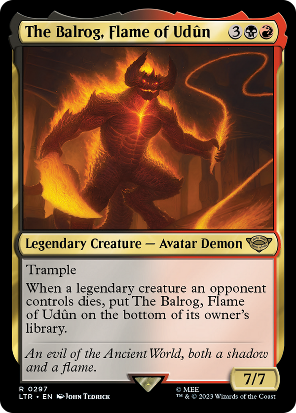 The Balrog, Flame of Udûn (ltr)