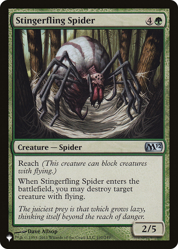 Stingerfling Spider (plst)