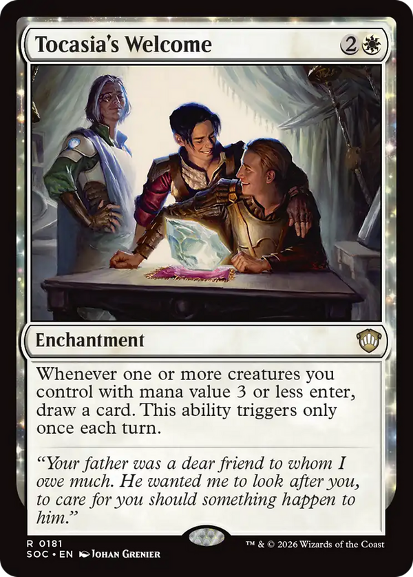 Tocasia's Welcome (soc)