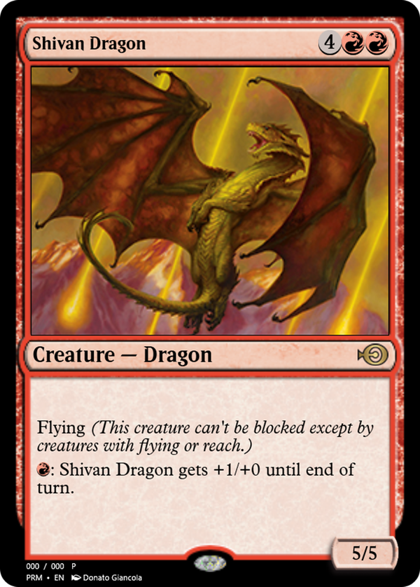 Shivan Dragon (prm)