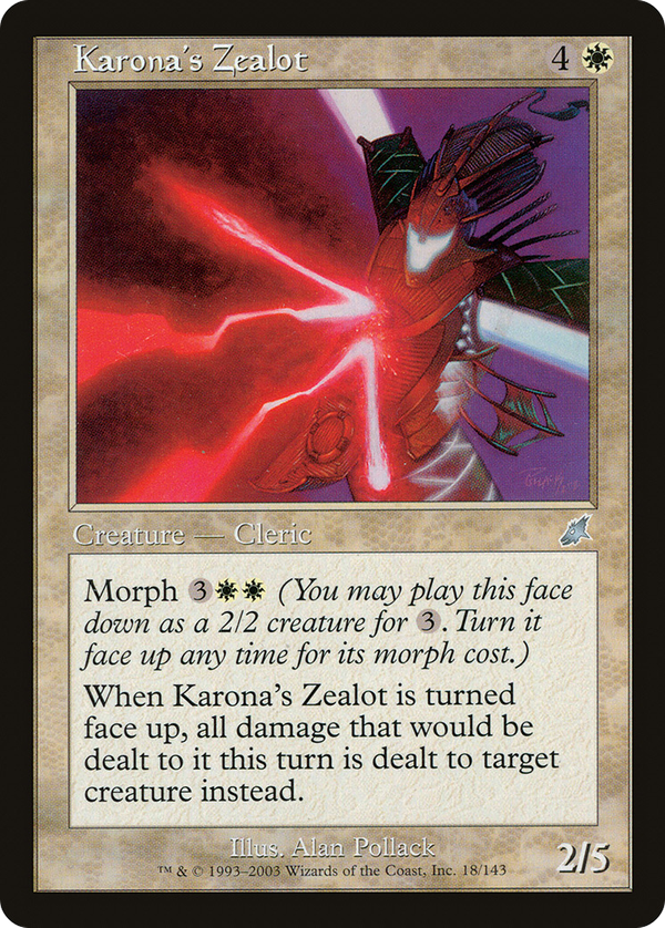 Karona's Zealot (scg)