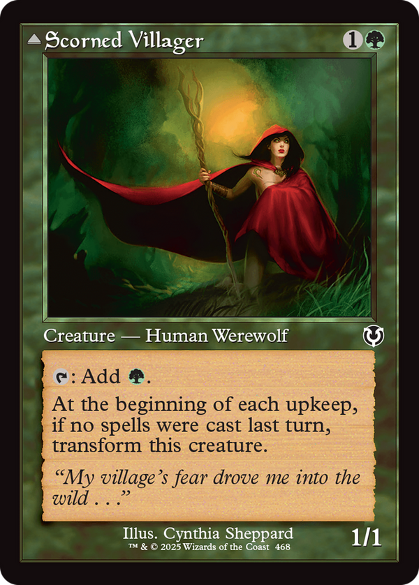 Scorned Villager // Moonscarred Werewolf (inr)
