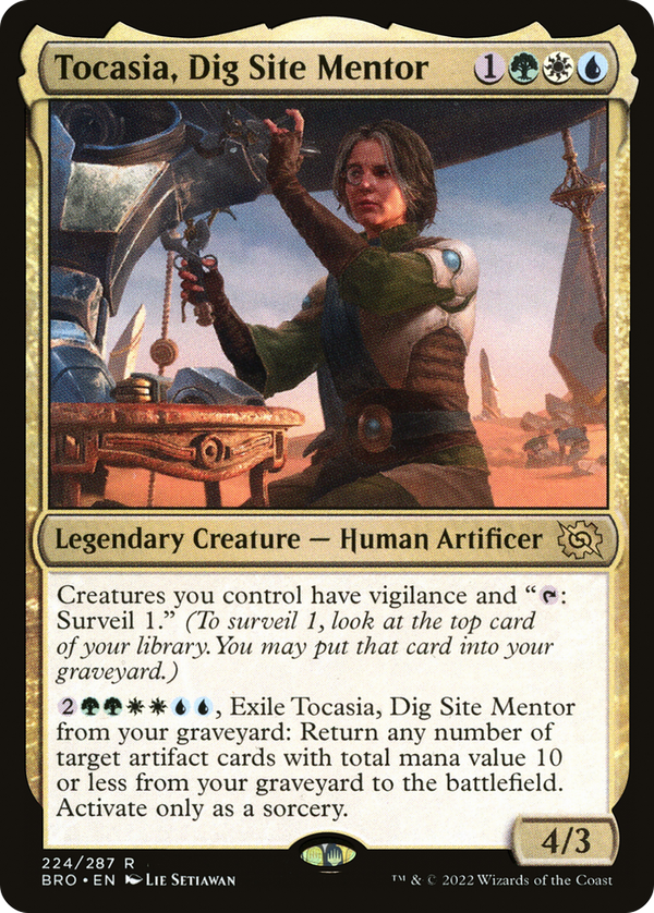 Tocasia, Dig Site Mentor (bro)