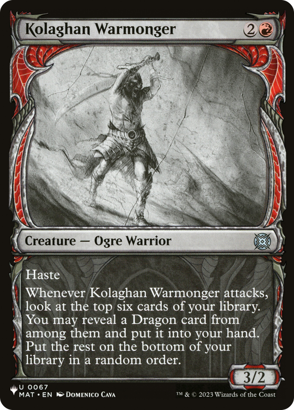 Kolaghan Warmonger (plst)