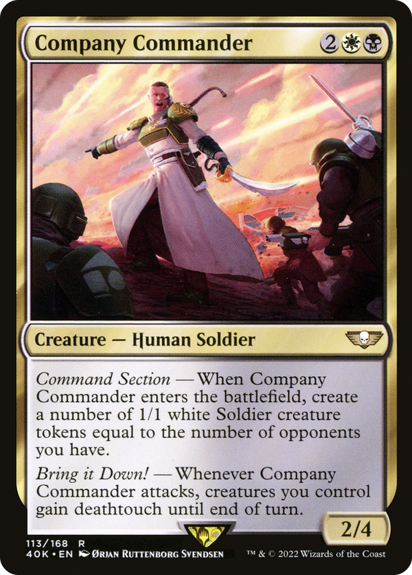 Company Commander (40k)