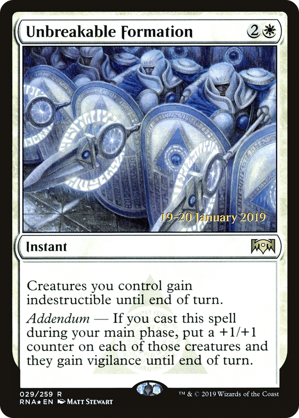 Unbreakable Formation (prna)