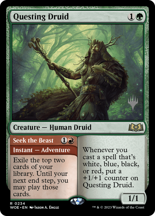 Questing Druid // Seek the Beast (pwoe)