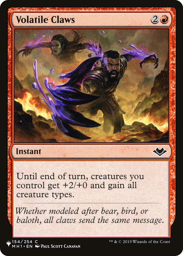 Volatile Claws (plst)