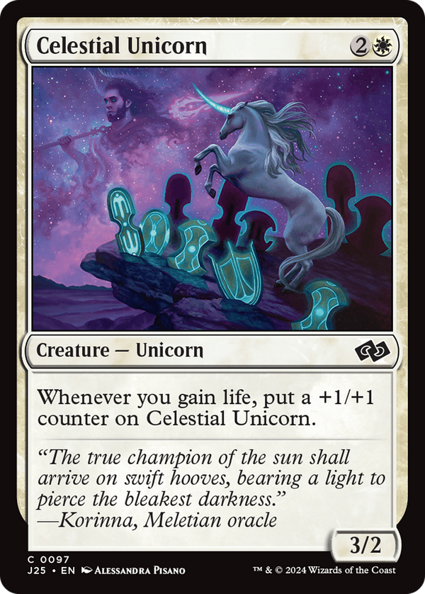 Celestial Unicorn (j25)