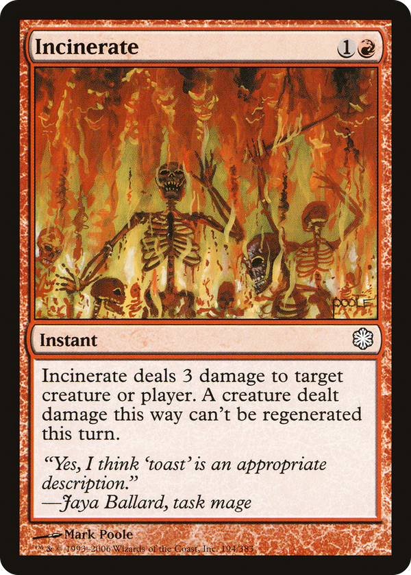 Incinerate (cst)